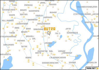 map of Butra