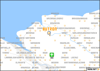 map of Butrón