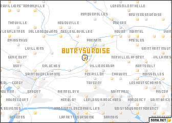 map of Butry-sur-Oise