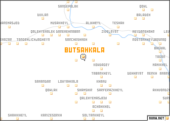 map of Būtsah Kalā