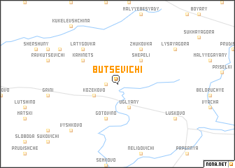map of Butsevichi