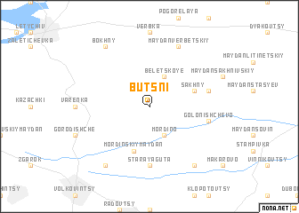map of Butsni