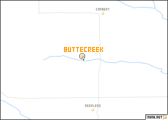 map of Butte Creek