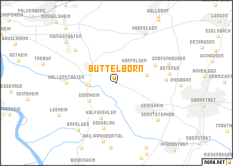 map of Büttelborn