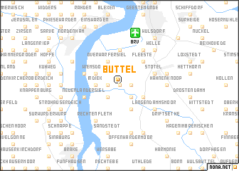 map of Büttel