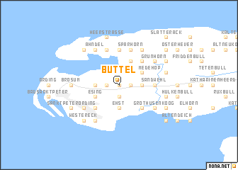 map of Büttel