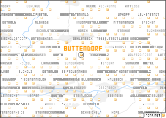 map of Büttendorf