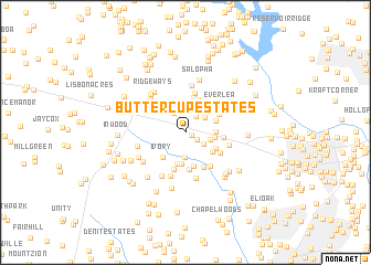 map of Buttercup Estates