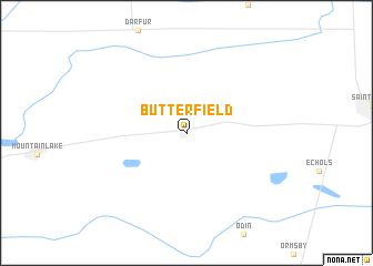 map of Butterfield