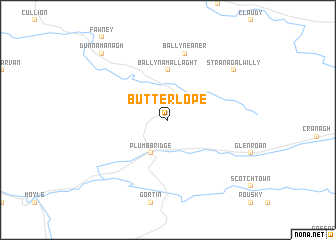 map of Butterlope