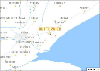 map of Butterwick