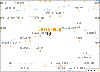 map of Butterwick