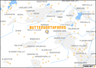 map of Butterworth Farms