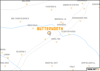map of Butterworth