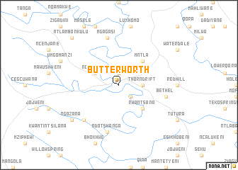 map of Butterworth