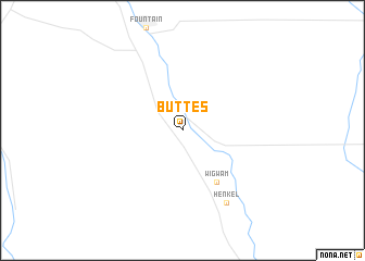 map of Buttes