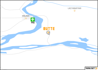 map of Butte