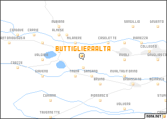 map of Buttigliera Alta