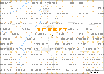 map of Büttinghausen