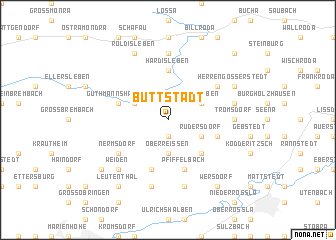 map of Buttstädt