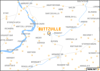 map of Buttzville