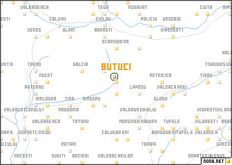 map of Butuci