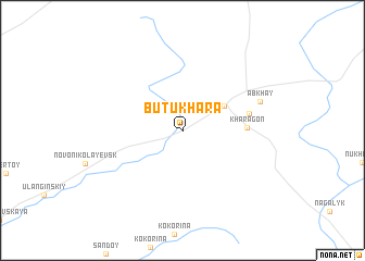 map of Butukhara