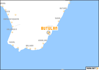 map of Butulan