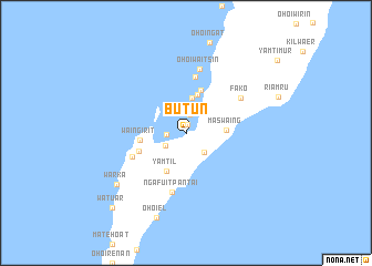 map of Butun