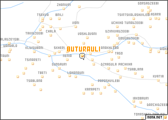 map of Butʼurauli