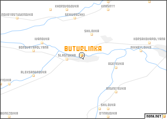 map of Buturlinka