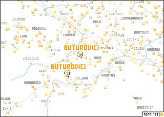 map of Buturovići