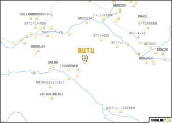 map of Būtū