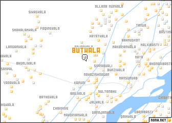 map of Butwāla