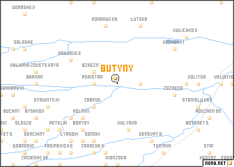 map of Butyny