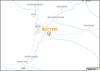 map of Butyrki