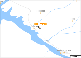 map of Butyrki
