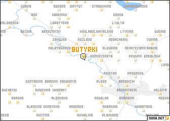 map of Butyrki