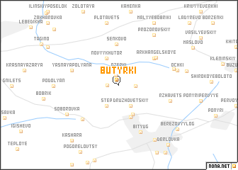map of Butyrki