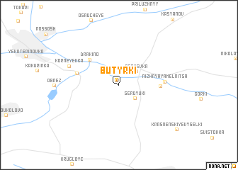 map of Butyrki