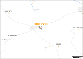 map of Butyrki