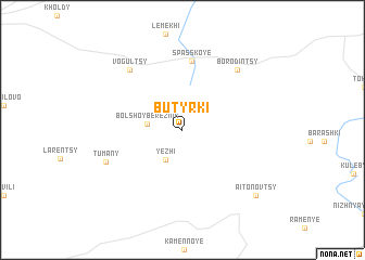 map of Butyrki