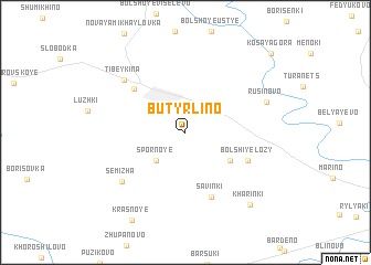 map of Butyrlino