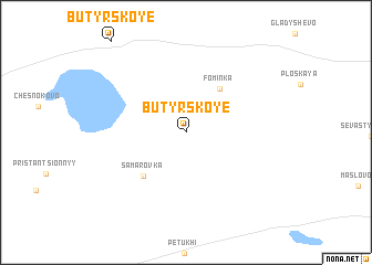 map of Butyrskoye