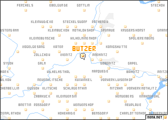 map of Bützer