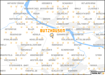 map of Butzhausen