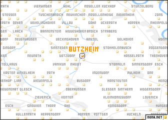 map of Butzheim