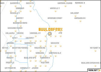 map of Buulo Afrax