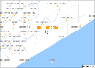 map of Buulo Cabdi