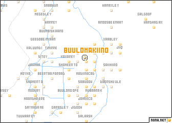 map of Buulo Makiino